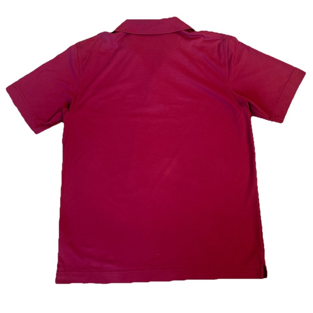 Cutter‎ & Buck Golf Polo Shirt Men's Large Red Stripe Signature Casual Collared - Picture 2 of 10